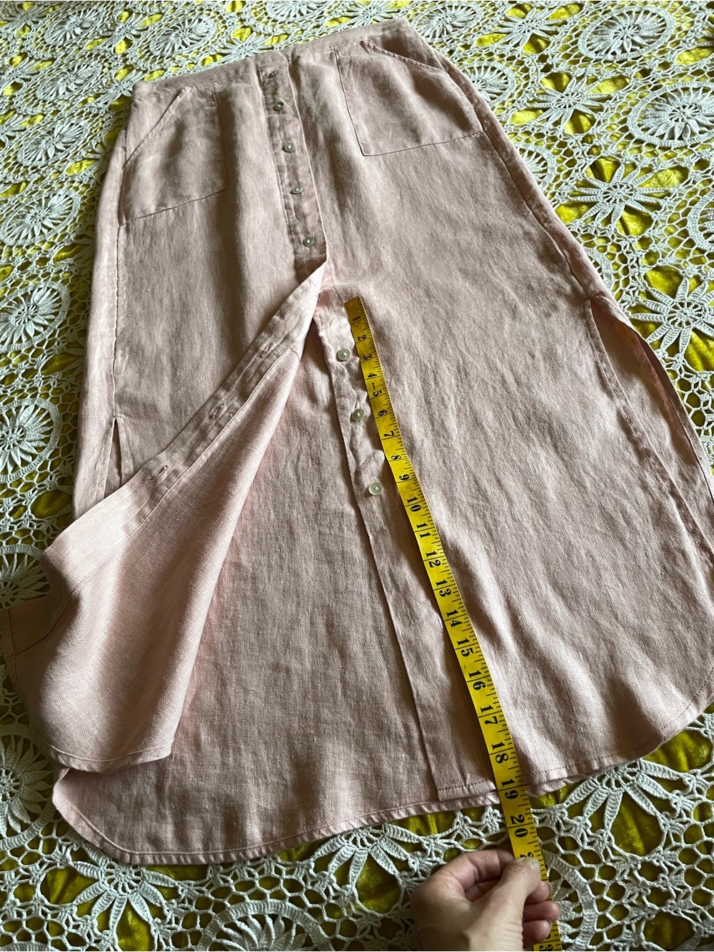 Linen maxi skirt - Picture 8 of 10